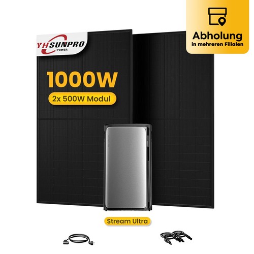 Balkonkraftwerk 1000w mit - 1000w,